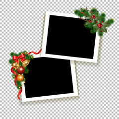 Wall Mural - Christmas photo frame