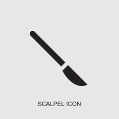 Wall Mural - scalpel icon. filled scalpel icon from medicine collection. Use for web, mobile, infographics and UI/UX elements. Trendy scalpel icon.