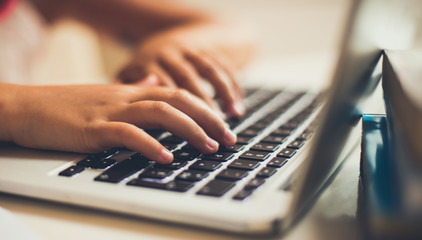 Worthy hands are doing homework.