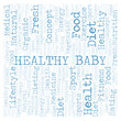 Healthy Baby word cloud.