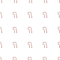 Sticker - jumping pattern repeat seamless on white background. Editable filled jumping icons from entertainment collection. skipping rope icon for web and mobile.