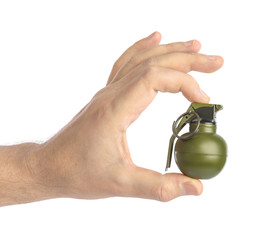 Poster - Hand with small grenade