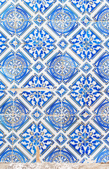  Traditional vinage portuguese decorative tiles azulejos