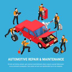 Sticker - Automotive Repair Concept