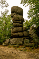 Germany, Siebenfels monument in black forest hiking nature of Elzach Yach