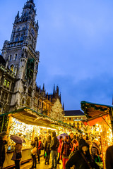 Wall Mural - christmas market in munich - germany