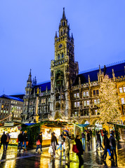 Wall Mural - christmas market in munich - germany