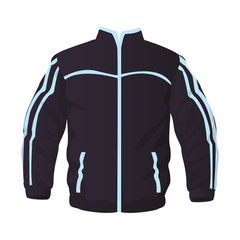 Poster - Male fitness sport jacket