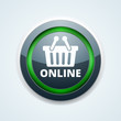 © vector_master - Shopping Online button illustration