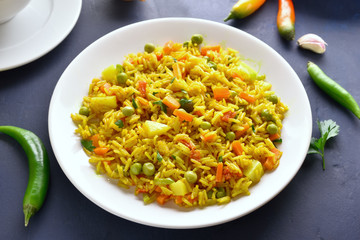 Vegetarian pilaf