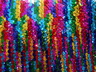 Shiny Colorful Background made of Sequins