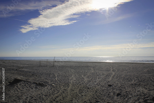 Fotografía Scenic coastline view of Curonian Spit near Klaipeda, Lithuania