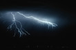 Lightning in the sky. Electric discharges in the sky