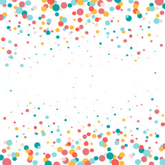 Poster - Colorful confetti background explosion vector