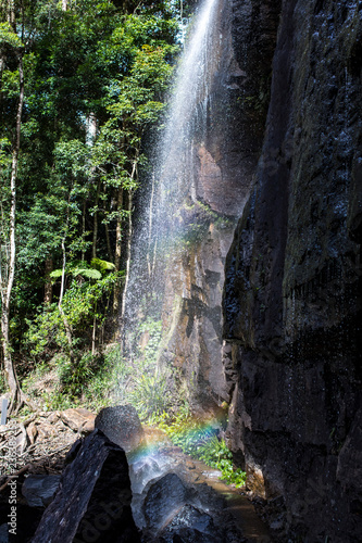 Fotografia, Obraz Springbrook Narional Park Rainbow Waterfall