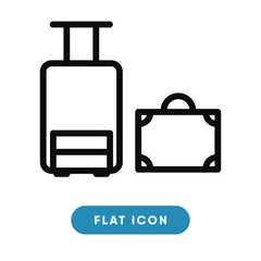 Wall Mural - Luggage vector icon