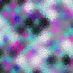 Aufkleber - Seamless grunge abstract square pattern. Paint grunge cracks.