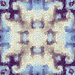 Aufkleber - Seamless grunge abstract square pattern. Paint grunge cracks.