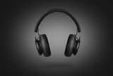 Fototapeta  - Minimal Black Headphone
