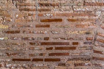 Ancient Byzantium brick wall