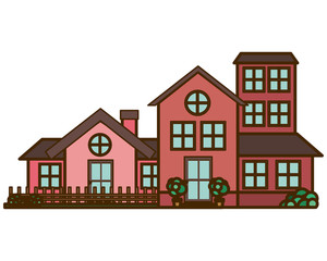 Wall Mural - neighborhood isolated icon