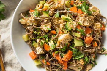 Wall Mural - Healthy Homemade Soba Noodle Bowl