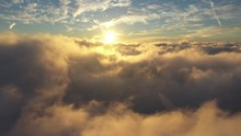 Aerial Footage Above The Clouds
