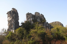Guilin,China-December 30, 2007: Camel Rock,it Is Near To The South Of The Putuo Mountain In The Seven Star Park Of Guilin