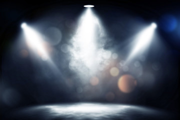 spotlight smoke studio entertainment background.