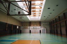 Old School Basketball Court