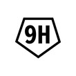 9H surface hardness symbol