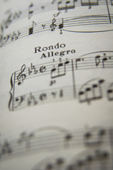 Musical term Rondo Allegro