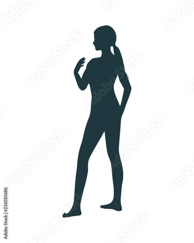 Beautiful Sexy Fitness Girl Pretty Woman Silhouette Side View Stock Vector Adobe Stock 765 x 1023 jpeg 36 kb. beautiful sexy fitness girl pretty