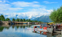 Landscape Of Dal Lake In Srinagar, India