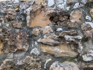 Wall Mural - Old stone wall aged