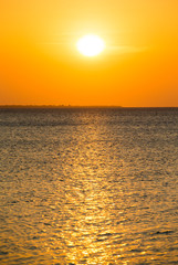 Poster - Sunset on ocean in Zanzibar