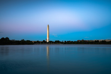 Poster - Washington Monument at dusk, Washington DC USA