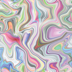 Wall Mural - Marble seamless pattern in neon brightful colors.