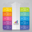 10 steps arrow infographics chart design element. For data presentation. EPS 10.	
