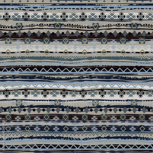 Ethnic boho seamless pattern Poster Mural XXL