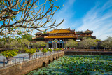 Imperial Royal Palace of Nguyen dynasty in Hue, Vietnam. Unesco World Heritage Site.