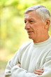 © aletia2011 - Portrait of thinking senior man on autumn background
