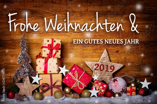 Fotografía Frohe Weihnachten - Grußkarte, Weihnachtskarte