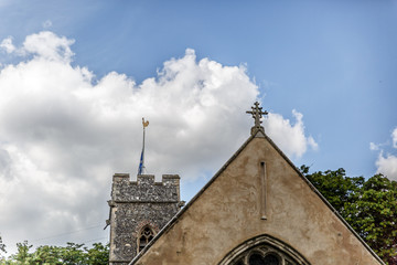 Medieval style church in the English town of Norwich