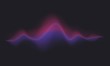 Abstract sound wave. Voice digital waveform, volume voice technology vibrant wave. Music sound energy vector background. Equalizer volume, waveform electronic light illustration