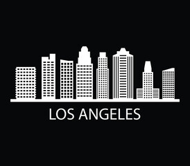 Sticker - Los Angeles skyline