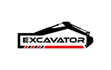 Logo Excavator Design Inspiration. Can Be For Logos Of Real Estate, Construction, Industry And Others