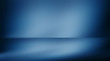 © ooddysmile - Blue empty room studio gradient used for background and display your product
