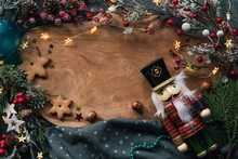 Christmas Cookies And Festive Decor
