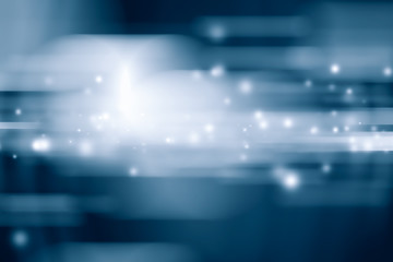 white circle on blue blur abstract background. bokeh Christmas blurred beautiful shiny Christmas lights